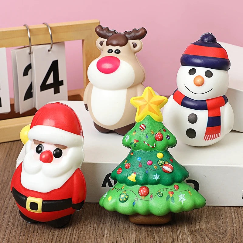 Holiday Friends Squishies (4-Pack)